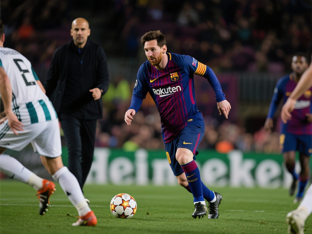 瓜帅感恩梅西:顶级球员助我执教更轻松 瓜帅的聪明之处在于懂得充分挖掘球员的潜力